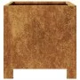 Hexagonal rusty steel planter 30x30x30 cm by , Pots and planters - Ref: Foro24-851197, Price: 35,74 €, Discount: %