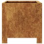 Sechseckiger Blumenkübel aus rostfreiem Stahl, 30x30x30 cm. von , Töpfe und Pflanzgefäße - Ref: Foro24-851197, Preis: 36,37 €...