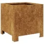 Hexagonal rusty steel planter 30x30x30 cm by , Pots and planters - Ref: Foro24-851197, Price: 35,74 €, Discount: %