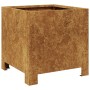Sechseckiger Blumenkübel aus rostfreiem Stahl, 30x30x30 cm. von , Töpfe und Pflanzgefäße - Ref: Foro24-851197, Preis: 36,37 €...
