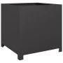 Black steel planter 50x50x50 cm by , Pots and planters - Ref: Foro24-851213, Price: 73,54 €, Discount: %