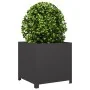 Black steel planter 50x50x50 cm by , Pots and planters - Ref: Foro24-851213, Price: 73,54 €, Discount: %