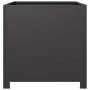 Black steel planter 50x50x50 cm by , Pots and planters - Ref: Foro24-851213, Price: 73,54 €, Discount: %
