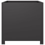 Jardinera de acero negra 50x50x50 cm de , Maceteros y jardineras - Ref: Foro24-851213, Precio: 73,39 €, Descuento: %