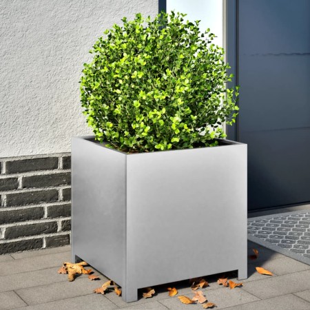 Verzinkter Stahl-Pflanzkübel 50x50x50 cm von , Töpfe und Pflanzgefäße - Ref: Foro24-851218, Preis: 72,85 €, Rabatt: %
