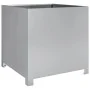 Galvanized steel planter 50x50x50 cm by , Pots and planters - Ref: Foro24-851218, Price: 69,61 €, Discount: %