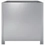 Galvanized steel planter 50x50x50 cm by , Pots and planters - Ref: Foro24-851218, Price: 69,61 €, Discount: %