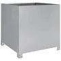 Galvanized steel planter 50x50x50 cm by , Pots and planters - Ref: Foro24-851218, Price: 69,61 €, Discount: %