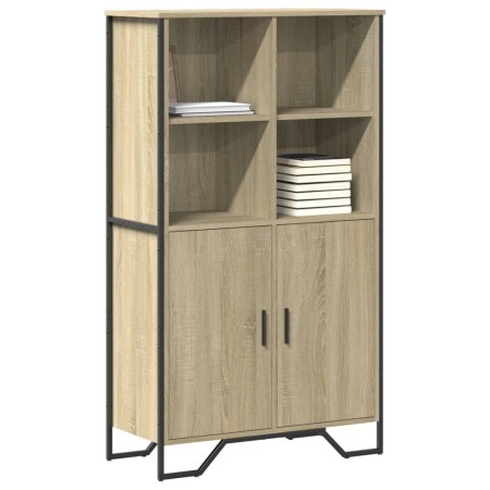Aparador alto madera ingeniería roble Sonoma 79,5x35,5x137,5 cm de , Aparadores - Ref: Foro24-3295308, Precio: 117,83 €