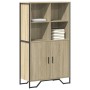 Hoher Schrank aus Eichenholz in Sonoma-Optik, 79,5x35,5x137,5 cm. von , Sideboards - Ref: Foro24-3295308, Preis: 117,93 €, Ra...