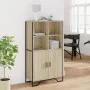 Hoher Schrank aus Eichenholz in Sonoma-Optik, 79,5x35,5x137,5 cm. von , Sideboards - Ref: Foro24-3295308, Preis: 116,52 €, Ra...