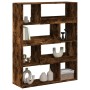 Engineered wood smoked oak bookshelf 100x33x125.5 cm by , Bookcases and shelves - Ref: Foro24-3309334, Price: 98,34 €, Discou...