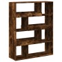 Engineered wood smoked oak bookshelf 100x33x125.5 cm by , Bookcases and shelves - Ref: Foro24-3309334, Price: 98,34 €, Discou...