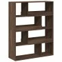 Estantería de madera de ingeniería marrón roble 100x33x125,5 cm de , Librerías y estanterías - Ref: Foro24-3309336, Precio: 9...