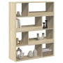 Raumteiler aus Eichenholz Sonoma 100x33x125,5 cm von , Bücherregale und Regale - Ref: Foro24-3309485, Preis: 98,74 €, Rabatt: %
