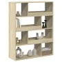 Raumteiler aus Eichenholz Sonoma 100x33x125,5 cm von , Bücherregale und Regale - Ref: Foro24-3309485, Preis: 97,53 €, Rabatt: %