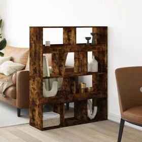 Rauchiger Eichenholz-Raumteiler 100x33x125,5 cm von , Bücherregale und Regale - Ref: Foro24-3309523, Preis: 95,01 €, Rabatt: %