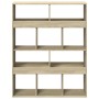 Raumteiler aus Eichenholz Sonoma 100x33x125,5 cm von , Bücherregale und Regale - Ref: Foro24-3309521, Preis: 109,67 €, Rabatt: %