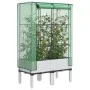 Hochbeet mit Gewächshausabdeckung im Rattan-Look, 80x40x140 cm. von , Töpfe und Pflanzgefäße - Ref: Foro24-4015847, Preis: 68...