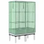 Hochbeet mit Gewächshausabdeckung im Rattan-Look, 80x40x140 cm. von , Töpfe und Pflanzgefäße - Ref: Foro24-4015847, Preis: 68...