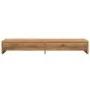 Monitor stand with wooden drawers artisan 100x27x15 cm by , Computer bases and risers - Ref: Foro24-854678, Price: 51,10 €, D...