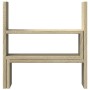 Adjustable desktop organizer Sonoma oak 40x17x41 cm by , Computer bases and risers - Ref: Foro24-854762, Price: 24,37 €, Disc...