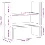 Adjustable desktop organizer Sonoma oak 40x17x41 cm by , Computer bases and risers - Ref: Foro24-854762, Price: 23,98 €, Disc...