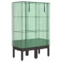 Hochbeet mit Gewächshausabdeckung im Rattan-Look, 80x40x140 cm. von , Töpfe und Pflanzgefäße - Ref: Foro24-4015805, Preis: 68...