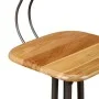 Kitchen stools, 2 units, solid reclaimed teak wood. by , Kitchen stools - Ref: Foro24-245807, Price: 141,59 €, Discount: %
