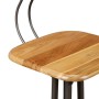 Küchenhocker, 2 Stück, Massivholz aus recyceltem Teakholz von , Küchenhocker - Ref: Foro24-245807, Preis: 142,93 €, Rabatt: %