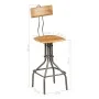 Kitchen stools, 2 units, solid reclaimed teak wood. by , Kitchen stools - Ref: Foro24-245807, Price: 141,59 €, Discount: %