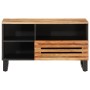 Massives TV-Möbel aus Akazienholz 80x34x46 cm von , CD- und DVD-Speicher - Ref: Foro24-377520, Preis: 65,97 €, Rabatt: %