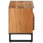 Massives TV-Möbel aus Akazienholz 80x34x46 cm von , CD- und DVD-Speicher - Ref: Foro24-377520, Preis: 65,97 €, Rabatt: %