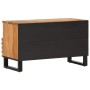 Massives TV-Möbel aus Akazienholz 80x34x46 cm von , CD- und DVD-Speicher - Ref: Foro24-377520, Preis: 65,97 €, Rabatt: %