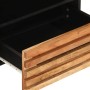 Massives TV-Möbel aus Akazienholz 80x34x46 cm von , CD- und DVD-Speicher - Ref: Foro24-377520, Preis: 65,97 €, Rabatt: %