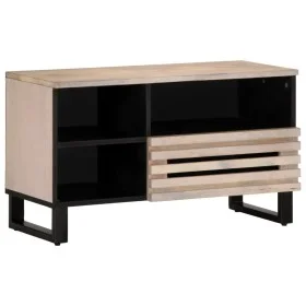 Mueble de TV madera maciza de mango 80x34x46 cm by , CD and DVD storage - Ref: Foro24-377522, Price: 65,30 €, Discount: %