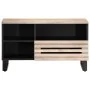 Mueble de TV madera maciza de mango 80x34x46 cm by , CD and DVD storage - Ref: Foro24-377522, Price: 65,30 €, Discount: %