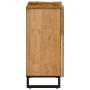 Massiver Sideboard aus grobem Mangoholz 90x34x75 cm von , Schließfächer und Lagerschränke - Ref: Foro24-377574, Preis: 198,50...