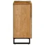 Massiver Sideboard aus grobem Mangoholz 90x34x75 cm von , Schließfächer und Lagerschränke - Ref: Foro24-377574, Preis: 194,35...