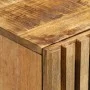 Massiver Sideboard aus grobem Mangoholz 90x34x75 cm von , Schließfächer und Lagerschränke - Ref: Foro24-377574, Preis: 194,35...