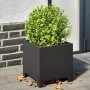 Pflanzkübel 2 Stück Schwarz Stahl 30x30x30 cm von , Töpfe und Pflanzgefäße - Ref: Foro24-851186, Preis: 56,56 €, Rabatt: %