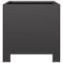 Pflanzkübel 2 Stück Schwarz Stahl 30x30x30 cm von , Töpfe und Pflanzgefäße - Ref: Foro24-851186, Preis: 57,55 €, Rabatt: %