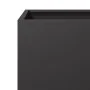 Pflanzkübel 2 Stück Schwarz Stahl 30x30x30 cm von , Töpfe und Pflanzgefäße - Ref: Foro24-851186, Preis: 56,56 €, Rabatt: %