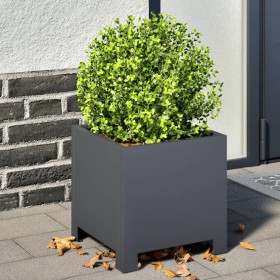 Jardineras 2 unidades acero gris antracita 30x30x30 cm by , Pots and planters - Ref: Foro24-851190, Price: 60,33 €, Discount: %