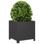 Jardinera de acero negro 40x40x40 cm de , Maceteros y jardineras - Ref: Foro24-851199, Precio: 54,61 €, Descuento: %