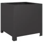 Jardinera de acero negro 40x40x40 cm de , Maceteros y jardineras - Ref: Foro24-851199, Precio: 54,61 €, Descuento: %