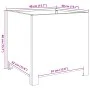 Schwarzer Stahl-Pflanzkübel 40x40x40 cm von , Töpfe und Pflanzgefäße - Ref: Foro24-851199, Preis: 55,64 €, Rabatt: %