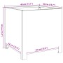 Schwarzer Stahl-Pflanzkübel 40x40x40 cm von , Töpfe und Pflanzgefäße - Ref: Foro24-851199, Preis: 56,77 €, Rabatt: %