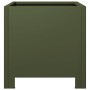 Jardineras 2 unidades acero verde oliva 30x30x30 cm von , Töpfe und Pflanzgefäße - Ref: Foro24-851192, Preis: 59,63 €, Rabatt: %