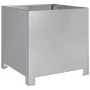 Jardinera de acero galvanizado 40x40x40 cm de , Maceteros y jardineras - Ref: Foro24-851209, Precio: 49,83 €, Descuento: %